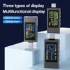 Multifunction Digital Voltage Current Meter For USB C Devices Data Display Digital Ammeter Voltmeter Aluminum Case