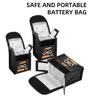 Lipo Battery Safe Bag Fireproof Safety Charging Storage Bag Compatible with DJI Mini 3/3 Pro RC Drone for 3pcs Batteries