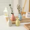 Ins Colorful Mini Vase Ceramic Flower Vases Nordic Hydroponic Flower Pot Home Office Desktop Decoration Vaso Decorativo