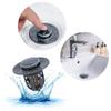 Universal Sink Sink   Plug Press Type Bathroom Sink  Spring Core Accessories