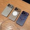 AG Nano Frosted Glass Lens Magnetic Case For iPhone 17 16 15 14 Plus 13 12 11 Pro Max For Magsafe Wireless Charge Cover