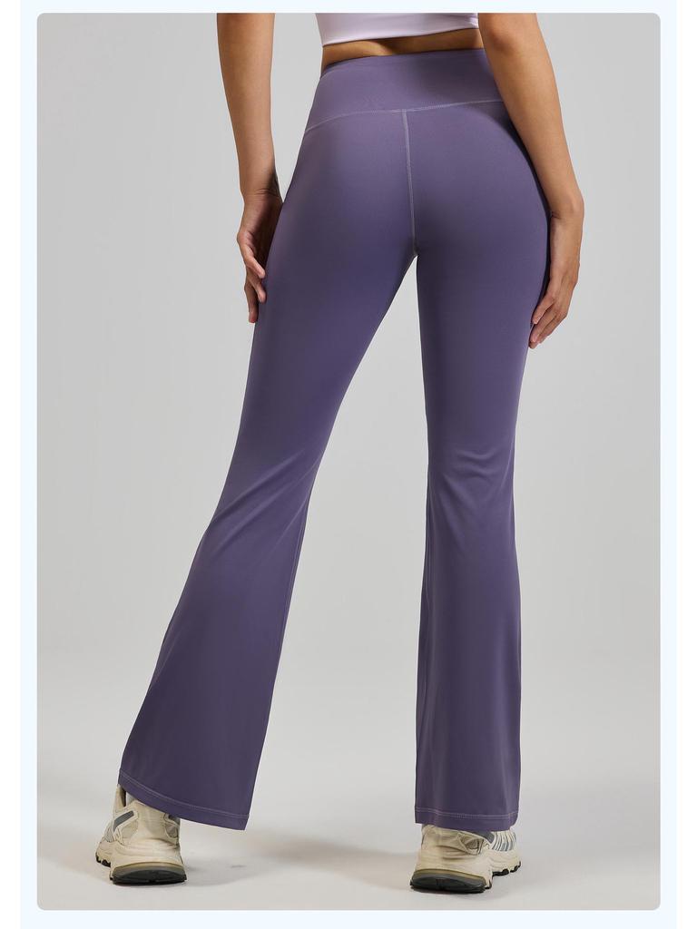 High-Waisted Slimming Color Block Sports Tank & Wide-Leg Yoga Pants Set for Women