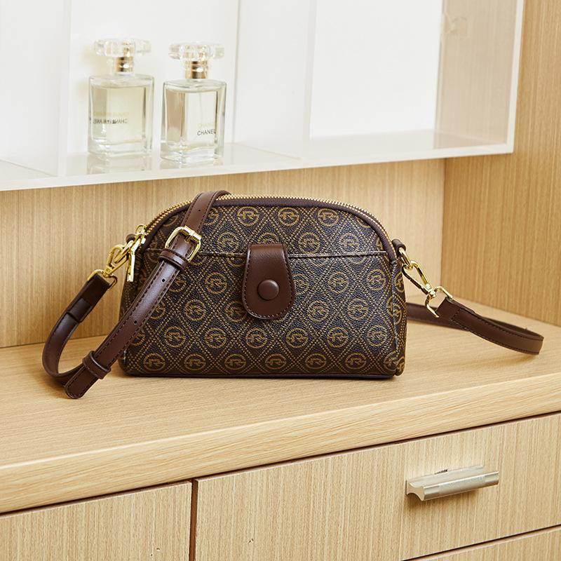 

Новая модная сумка для мобильного телефона, повседневная женская сумка для поездок, ретро сумка через плечо, стиль, премиальная текстура, сумка-ракушка