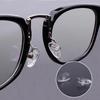 10/100PCS Air Chamber Clear Oval Eyeglass Nose Bracket Silicone Nose Pads Eyewear Anti-drop Sunglasses Glasses Accessories