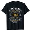 56 Anos 56º Aniversário Feito Nascido em 1966 Homens Mulheres Ideia Camiseta Roupas Combinando para Família Camisetas Gráficas Tops Roupas Estilo Vintage
