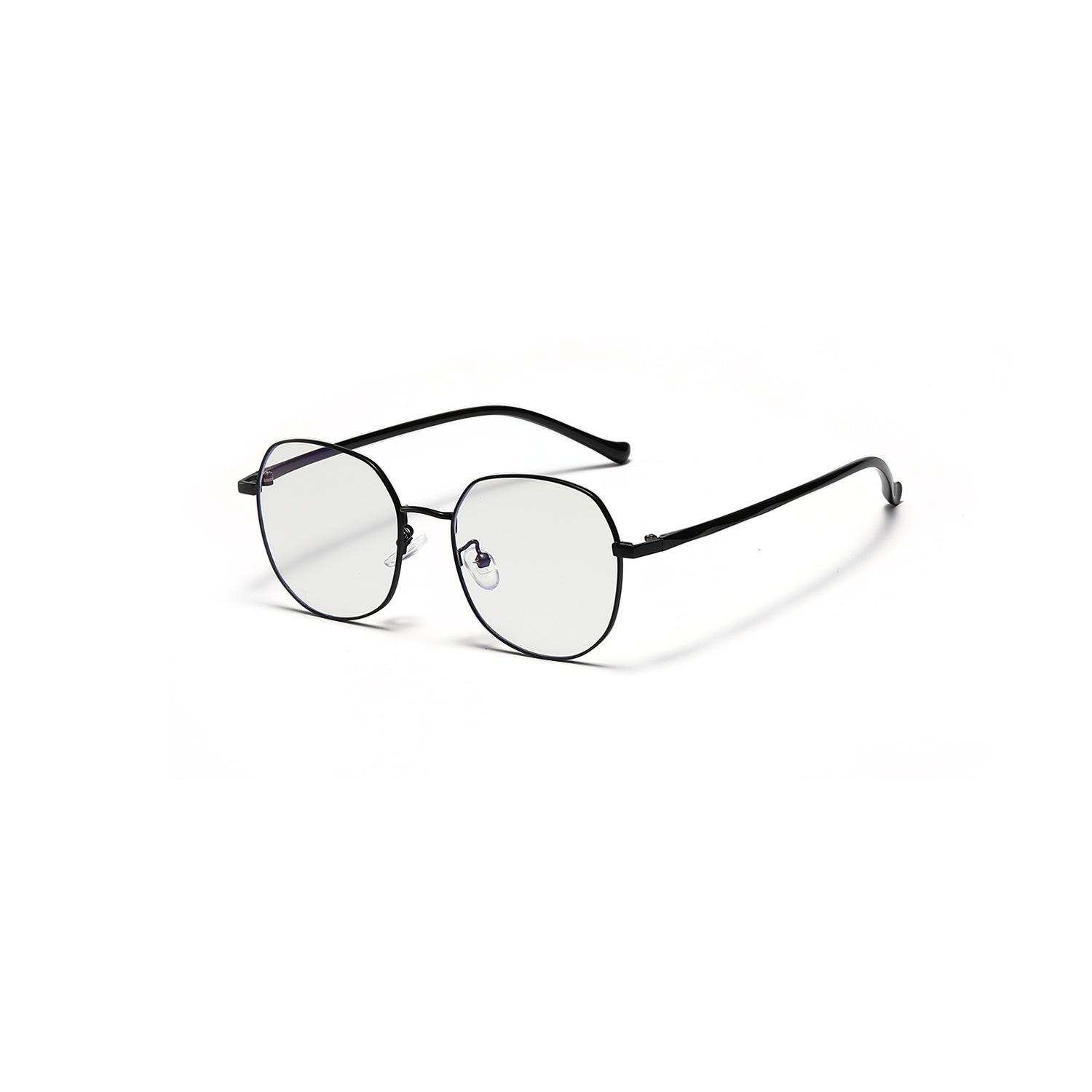 

Очки Полигональная Тонкая Оправа Trend Metal Flat Mirror Women чёрный