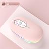 Silent Dual-Mode Luminous Wireless Mouse - Multi-Color Gift for Office & Gaming