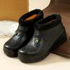 Winter Men'S Eva Waterproof Cotton Shoes Lightweight Warm Non-Slip Snow Boots Kitchen Outdoor Car Wash Cold Storage Work Shoes