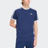 Adidas Originals Striped Logo Short Sleeve T-Shirt Men tops KE3536