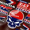 vbjhr10 Stickers Moto Sticker Auto Body Bumper for Honda Windows Motorcycle Laptop Walls Vinyl Decal Car Tuning Accessories