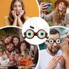 Funny Blinky Crazy Eye Glasses With Creative Moving Eyeballs Safe Plastic Material For Kids Birthday Party Cosplay Prank Games