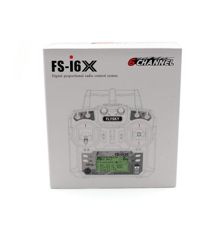 FLYSKY Fusi i6X 6-/10-Channel Transmitter for IA6B/IA10B Receivers, Racing Drone Remote Control