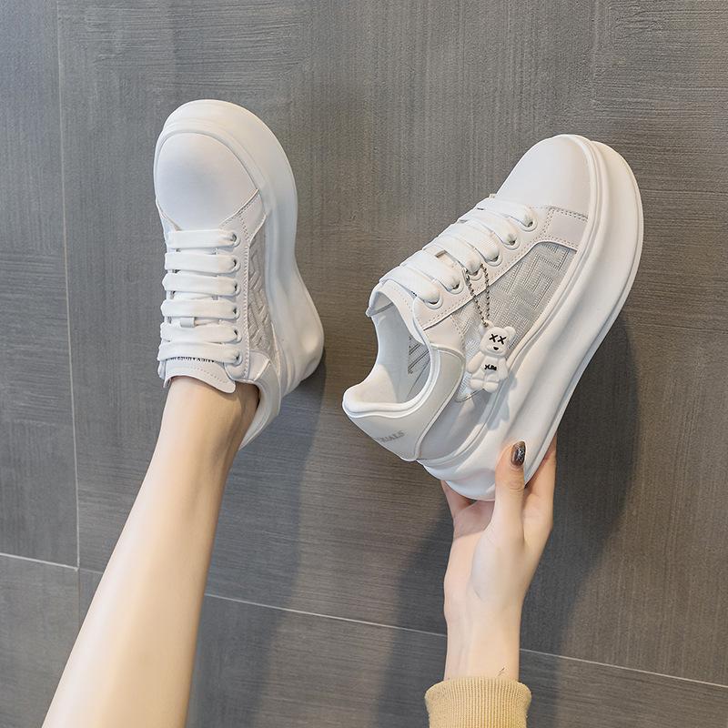 New thick-soled inner height increase student little white shoes dad shoes sports casual fashion versatile women's shoes