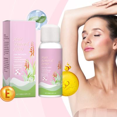 Sanftes Haarentfernungsspray, Beinhaare, Achselhaare, Körper, glatte Haut, reinigendes Hautspray, 100 ml