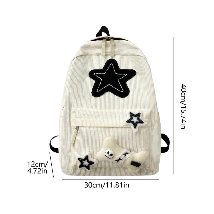 Aesthetic Backpacks for Girl Lovely Stars Backpacks Large Capacity Casual Daypacks Travel Rucksack Student School Bag