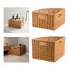 Corner Storage Basket Triangle Storage Box Compact Gifts Sturdy Versatile Woven Organizer for Newspaper Books Bedroom Office
