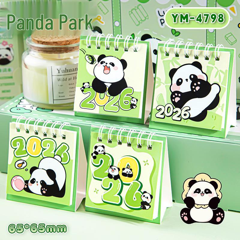 2026 Creative Cartoon Inspirational Desktop Calendar and Memo Planner