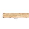 1roll 20x300cm Wood Grain Floor Stickers PVC Self-Adhesive Thickened Waterproof Wall Stickers, for Living Room Office Home Decor