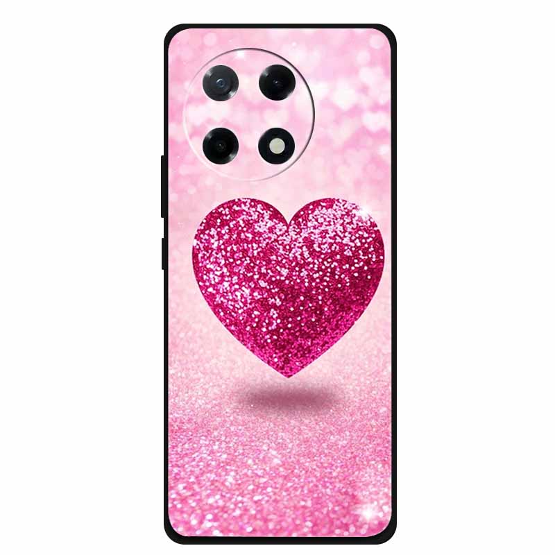 For Tecno Spark 30 Pro Case Luxury TPU Soft Silicone Back Cover Phone Cases on Spark30Pro KL7 Protector Bumper Love Flower Coque