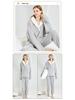 European-Size Christmas Pajamas: Plus Size Shu Cotton Fleece Long Sleeve Homewear Set