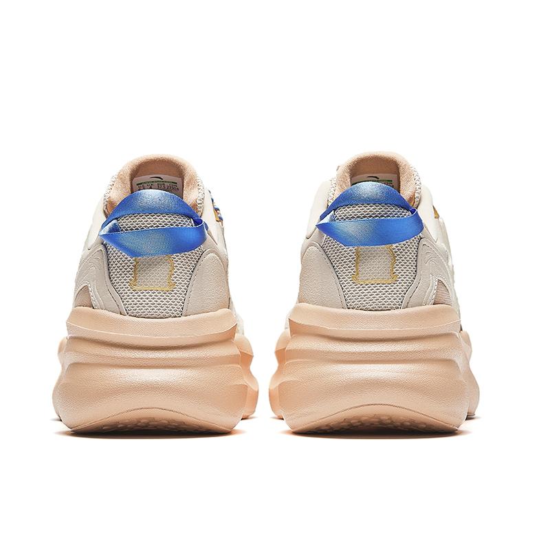 Pop Mart X Molly X Anta Art Time Meow Shoes Low Top Casual Shoes Women Sneaker Beige Brown 922348889-6