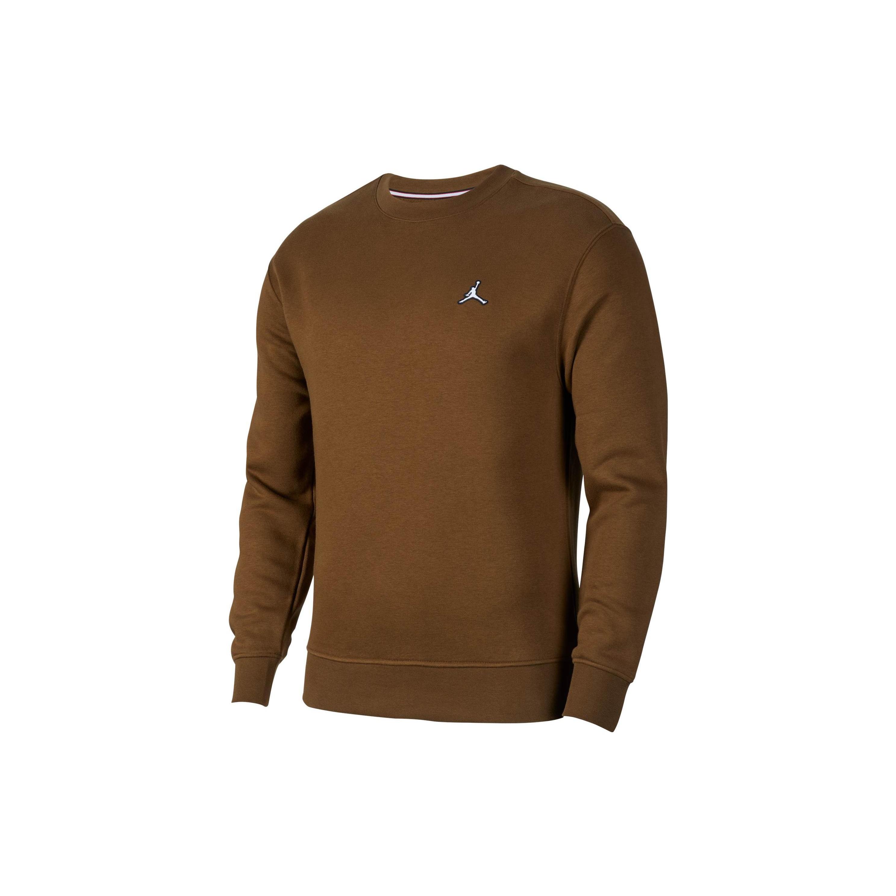 Air Jordan Fleece Crewneck Top  Olive  Men s FB7656-361 XS