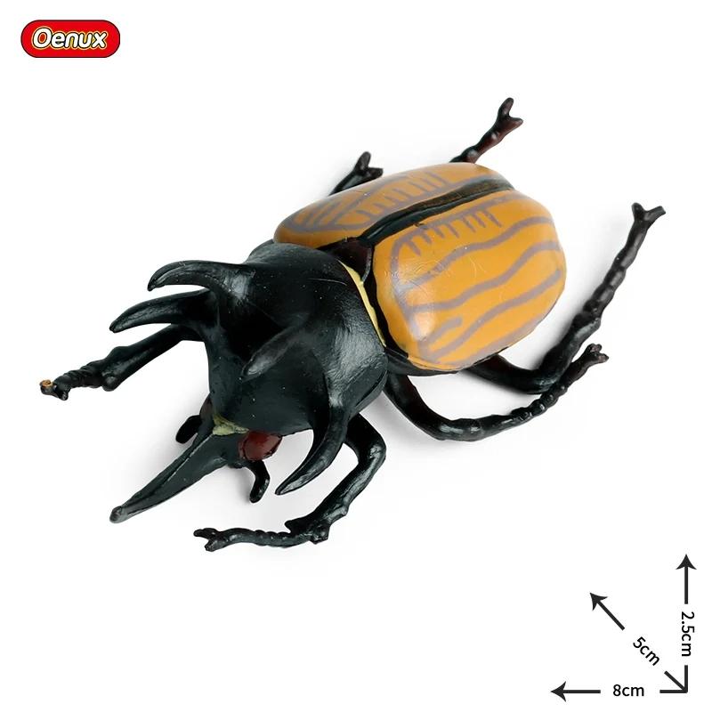 Oenux Simulation Dragonfly Grasshopper Centipede Wild Insect Animals Model Action Figures Miniature Education Collection Kid Toy