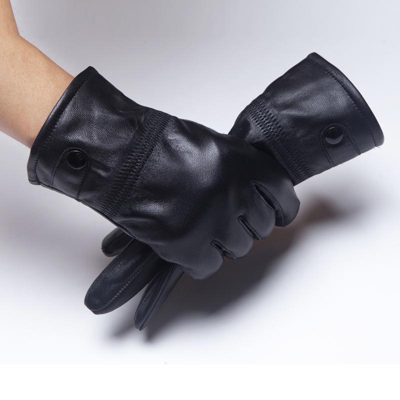 Sheepskin Winter Cycling Gloves - Thin, Warm, Velvet-Lined