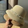 New Summer Travel Female Pearl Straw Hat Beach Sun Casual Sun Hat Summer