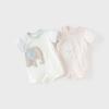 David Bella newborn jumpsuit summer outfit new men's clothing, women's clothing, pure cotton short sleeved jumpsuit
