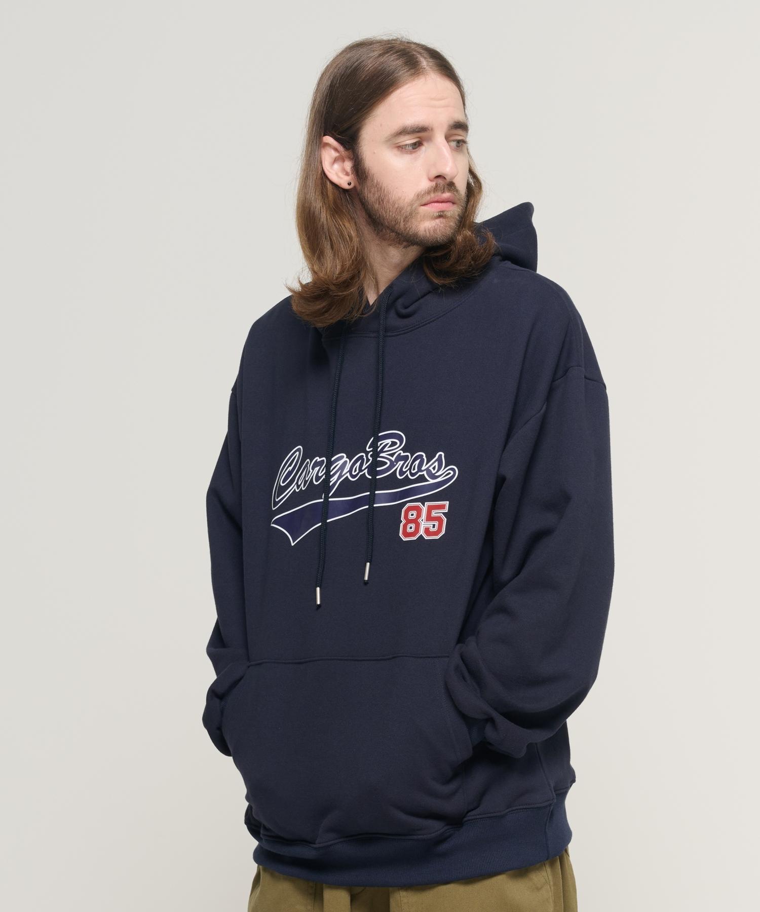 Cargo Bros 85 Oversized Hoodie (Navy) M (Brushed)