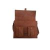 Goat Leather Messenger Bag Office School 15 In Laptop Satchel Crossbody Bags