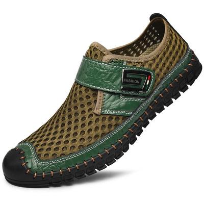 Summer Mesh Shoes For Men Sneakers Plus Size Lightweight Breathable Walking Footwear Slip-On Comfortable Casual Men's Shoes