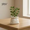 Desktop Pen Holder 3D Printed Succulents Pots, Creative Cloth Bag Shape Flower Pots for Pot Indoor Plants, Multi-Purpose Storage Holder, Minimalist