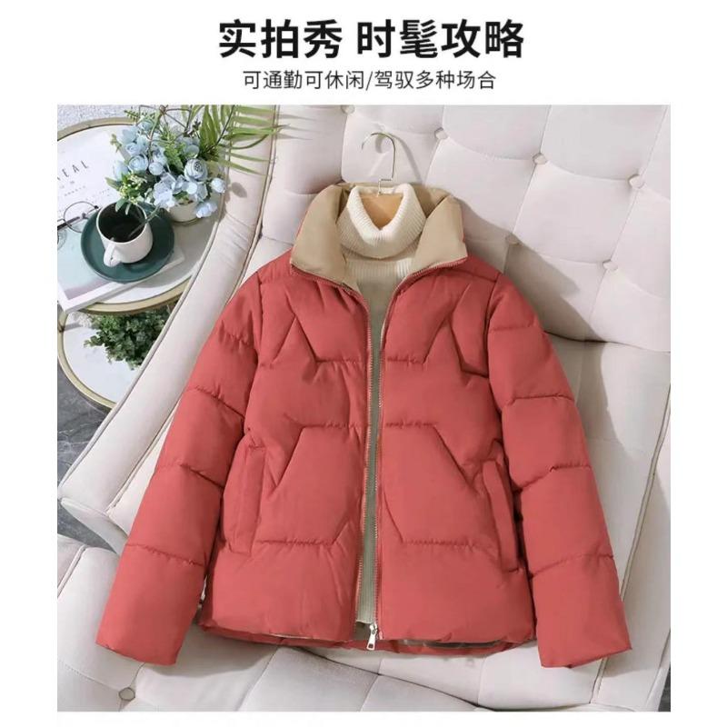 Short Cotton Coat for Women in Autumn and Winter New Fashion Large Size Thickened Cotton Coat Loose
