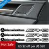 Hots 4 Pezzi/set di Adesivi Audio con Logo Auto Modificato Adatti per Mercedes Benz Classe A B C E G AMG W176 W166 W124 W211