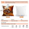 Autumn Maple Leaves Cushion Pillowcase Printed Polyester 45X45Cm Throw Pillowcover Decorative Sofa Cushion Pillowslip Home Decor