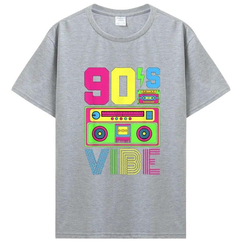 90s Vibe 1990 Styl Móda 90s Téma Oblečení Devadesátková Kostým Tričko Vtipné Grafické Tričko Topy Dámská Móda Oblečení Oversized
