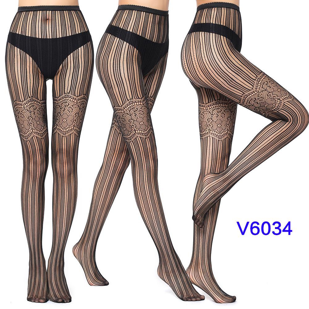 Sexy Black Stockings Large Size Seduction Ins Bow Hollow Fishnet Socks Bottom Socks Oversized Mesh Socks
