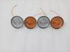 WILLYS JEEPs CJ-3B CJ3 CJ5 CJ6 Parking Turn Signal Clear & Orange Light |Fit For