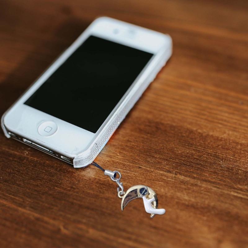 Stylový Hvězdný Astronaut Telefonní Pásek Pohodlný Astronaut Hvězda Klíčenka Individualizované Telefonní Řetízky Příslušenství