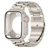 Glass Case+Metal Stainless Steel Strap For Apple Watch S11 S10 42mm 46mm 45mm 44mm 41mm 40mm iWatch Series 11 10 9 8 7 6 5 4 se