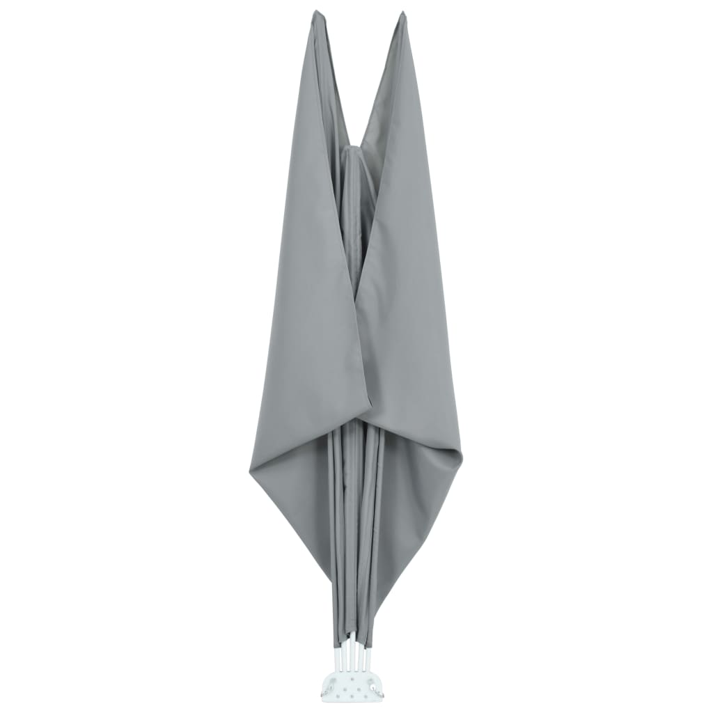 Foldable Terrace Side Awning Gray 300 * 150 cm