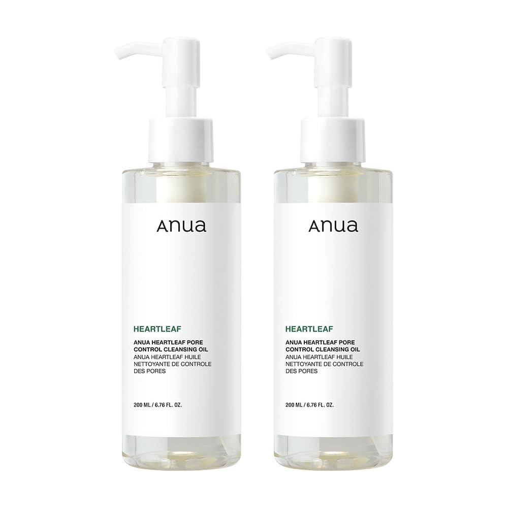 Anua Heartleaf Cleansing Oil 200ml Set of 2 Pore Control, Exfoliating, Oil Control Skincare