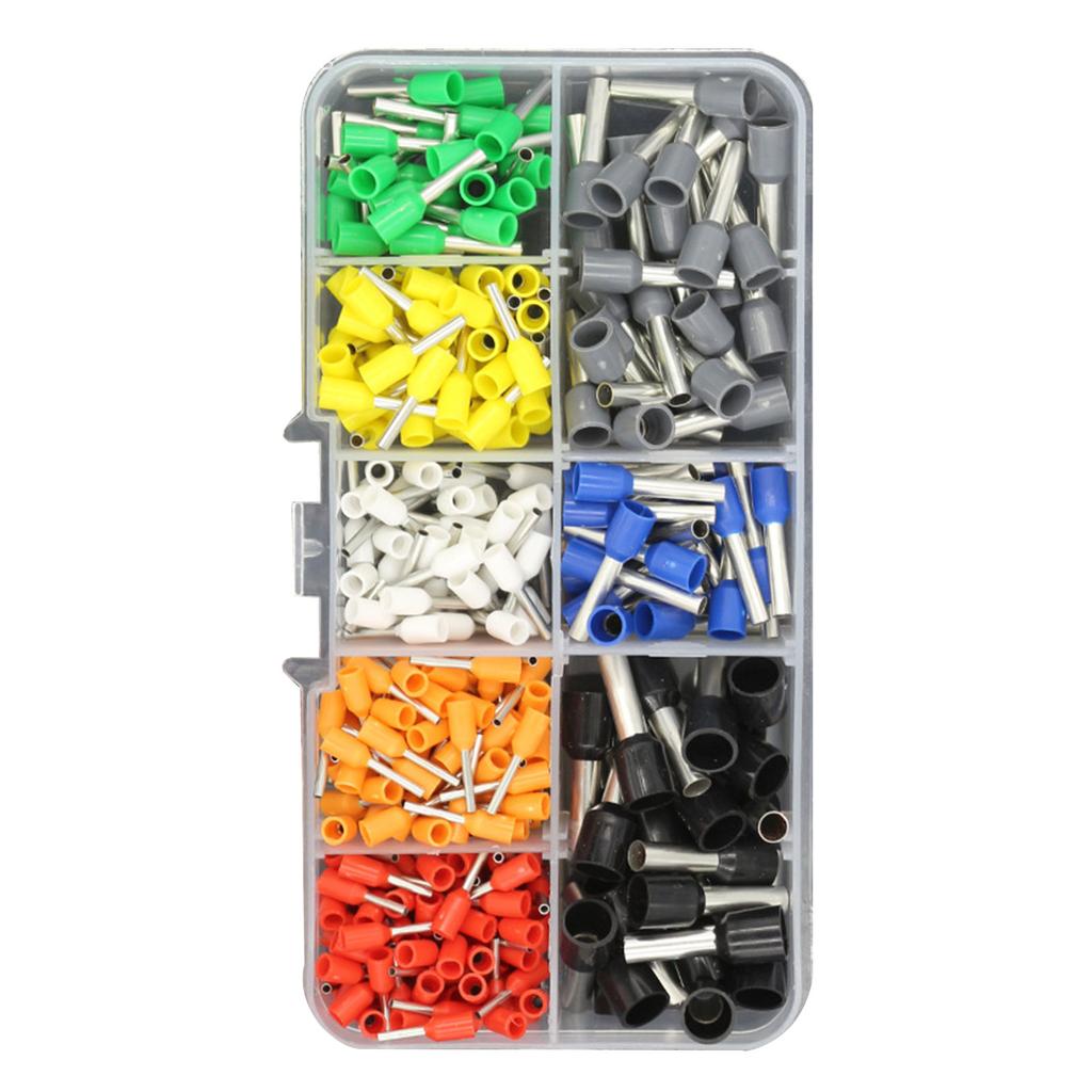 400pcs Wire Ferrule Set Comprehensive Electrical Wire Ferrules Assorted Insulated Crimp Terminals for Electrical Project