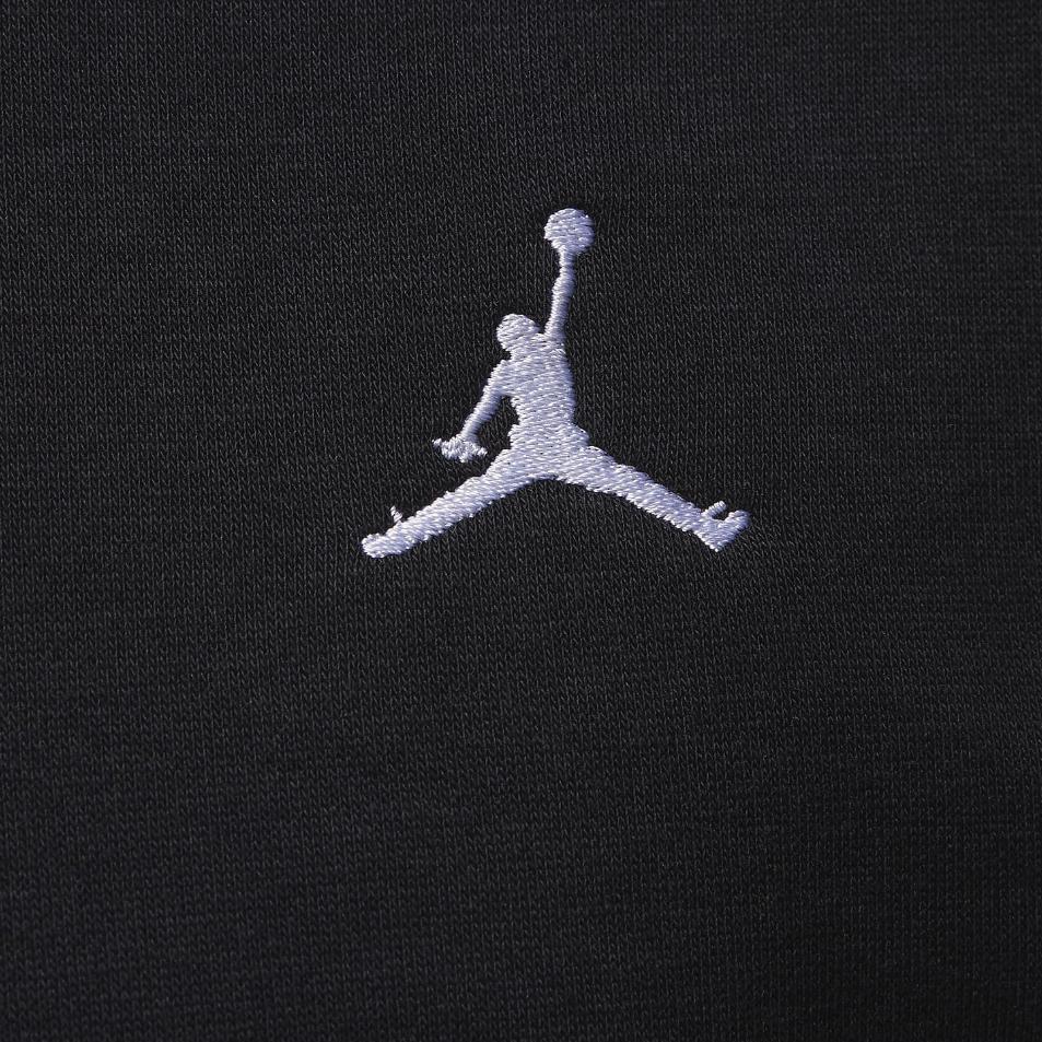 Jordan Brooklyn Pullover Hoodie Solid Color Comfortable Soft Breathable Loose Long Sleeve Sweatshirt Unisex Hoodies Black FV7281-010