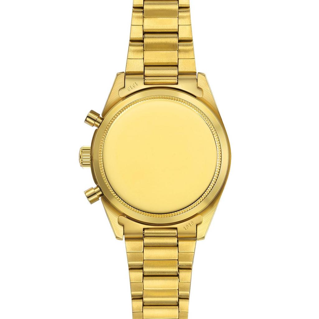 [OMECO] Uhr Herren Omex DENMA Vintage Modell Wasserdicht bis 3 ATM Omeco Uhr Omeko Uhr Hommage Uhr Omex Uhr (Gold x Schwarz)