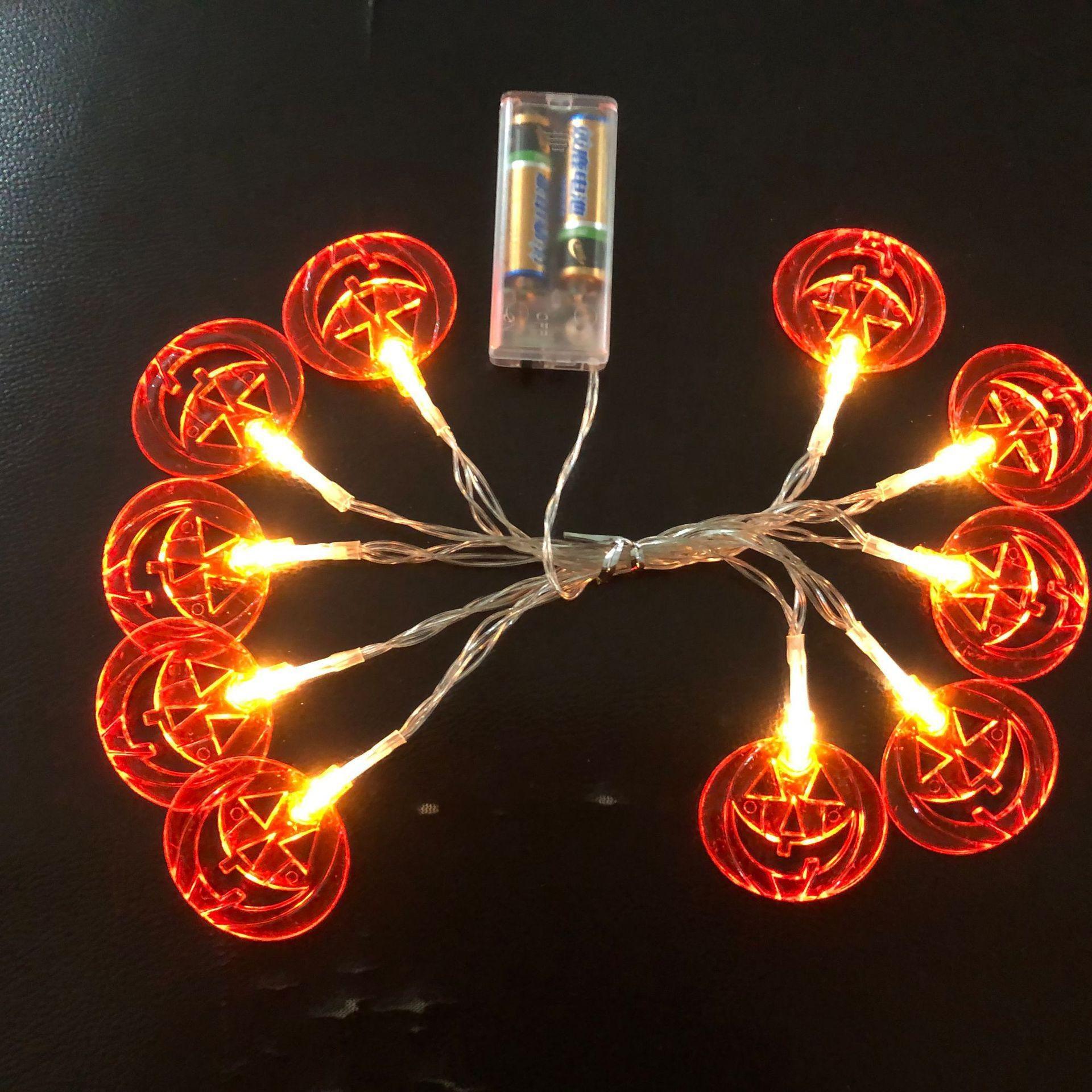 

1 шт. 40 светодиодов, гирлянда для Хэллоуина, украшения для Хэллоуина, летучая мышь, тыква, призрак, гирлянда, гирлянда на Хэллоуин, волшебные огни для домашнего декора 6m