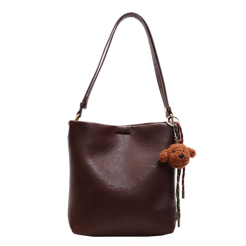 This Year's Popular Small Bag Women's Autumn and Winter Retro 2025 New Versatile Shoulder Messenger Bag Korean Version Bucket Bag