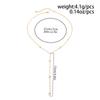 2025 Y Shaped Pearl Small Flower Necklaces for Women Long Tassel Crystal Chain Necklace Elegent Y2K Jewelry Wedding Gifts